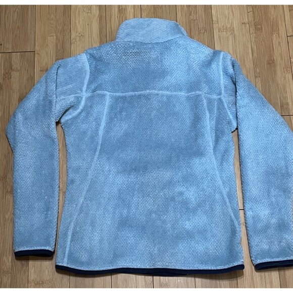 Patagonia | 1/4 Quarter Button • Lt Blue Pullover Fleece Sweater | Women’s Small - Picture 2 of 6